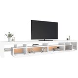 TV ormarić s LED svjetlima bijeli 290x36,5x40 cm | shoptok.hr