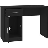  Radni stol s ladicom i ormarićem crni 100 x 40 x 73 cm drveni | shoptok.hr
