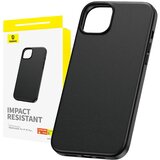 Baseus Ohišje za telefon iPhone 15 Pro Fauxther Series (črno), (21521815) Cene