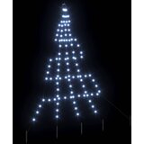 LED Božićno drvce s zemljanim klinovima Hladna bijela 182 cm | shoptok.hr