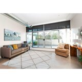 Kayoom TKANA PREPROGA Luxury 210 Elfenbein / Taupe 200/290 cm tkano krem barve, rjavosiva | Shoptok.si