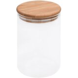  Staklenke za pohranu s poklopcima od bambusa 4 kom 800 ml | shoptok.hr