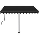  Ročno zložljiva tenda z LED lučkami 300x250 cm antracitna, (20728927) | Shoptok.si
