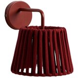 Kave Home LED stenska zunanja svetilka s solarnim panelom (višina 23 cm) Aldet – u