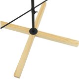 vidaXL božično stožčasto drevo z stojalom Črna 210 cm Jeklo | Shoptok.si