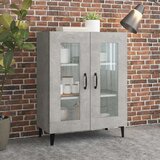  Komoda siva boja betona 69 5x34x90 cm od konstruiranog drva | shoptok.hr
