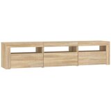 TV ormarić s LED svjetlima boja hrasta sonome 180 x 35 x 40 cm | Eponuda.com