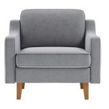 Atelier Del Sofa 1-Seat sofa fotelja robin 1 fog grey walnut | ePonuda.com