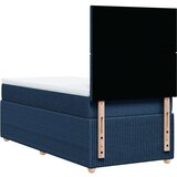  Krevet s oprugama i madracem plavi 90 x 200 cm od tkanine | shoptok.hr