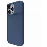 Nillkin CamShield Silky MagSafe silikonski ovitek za iPhone 15 Pro Max - Midnight Blue | Shoptok.si