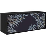  ormar za montažu na zid DOKKUM 102 x 33 x 40 cm Crni hrast | shoptok.hr
