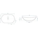 REA Bath Nadgradni umivaonik Rea Royal Ombre | shoptok.hr