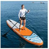 vidaXL Naflopni Sup TRITON 366 x 81 x 15 cm Plava za - Plava (uzorak valova) 366 x 81 x 15 cm | shoptok.hr