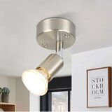 Nettlife Nastavljiva LED stropna svetilka GU10 1 nastavljiva industrijska stropna svetilka za dnevno sobo, (22116626) | Shoptok.si