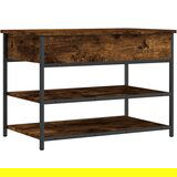  The Living Store Klop za čevlje dimljen hrast 70x42,5x50 cm inženirski les - Klop Za Čevlje, (21442508) | Shoptok.si