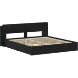  Okvir kreveta s pohranom Crna 200 x 200 cm Konstruirano drvo | shoptok.hr
