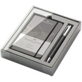 Faber-Castell SET POKLON NOTES A6 KARO PLUS OLOVKA KEMIJSKA AMBITION FABER CASTELL 149623 CRNI | shoptok.hr