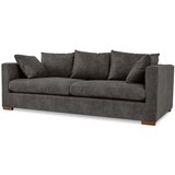 Scandic Antracitno siva sofa od imitacije kože 225 cm Hamburg – | shoptok.hr