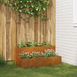 vidaXL Vrtni saksija 2 nivoa 100x60x45 cm Čelik otporan na vremenske uvjete | shoptok.hr