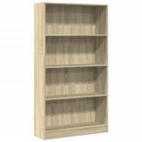 Maison Chic Knjižna omara - Knjižni regal sonoma hrast 80x24x143 cm inženirski les, (21725627) Cene