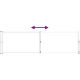  Zložljivo stransko senčilo Antracit 500 x 160 cm Poliester, (5000247894) | Shoptok.si