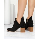 Resti Black women's stiletto boots with cutouts Cintura - Footwear | ePonuda.com