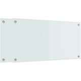 vidaXL Zaščita za kuhinjo Bela 80 x 40 x 0.8 cm kaljeno steklo | Shoptok.si