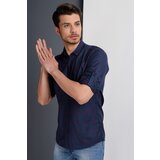 Dewberry G650 MEN'S SHIRT-NAVY-BURGUNDY | Shoptok.si