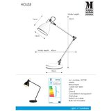 Markslöjd črna namizna svetilka House Table Black | Shoptok.si