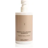 Keratine Volume Boost Shampoo šampon za volumen Minted Vanilla Woods 390 ml