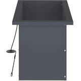  Vrtna posuda za sadnju s LED svjetlom 2 kom. Antracit - Antracit 30 x 60 x 30 cm 2 | shoptok.hr