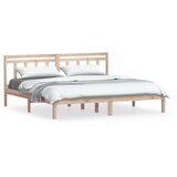 Furnova Posteljni okvir iz trdne borovine 200x200 cm, (21934391) | Shoptok.si
