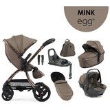 Egg 3 dječja kolica 6u1 s autosjedalicom Shell 360 i ISOFIX bazom, Mink Cijene
