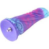 HiSmith HSA139 Soft Silicone Dildo KlicLok 19cm Purple Cene