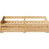  Dnevni krevet s pomoćnim ležajem bez madraca IRUN 90x200 cm | shoptok.hr