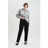 Defacto Regular Fit With Pockets Thick Sweatshirt Fabric Pants