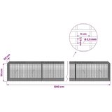  Gabion s žicom debljine 3 5 mm i mrežom 5x2 5 cm 1200x50x50 cm - 50 cm 50 cm 1200 cm | shoptok.hr