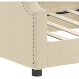  Dnevni krevet krem 100 x 200 cm od tkanine | shoptok.hr