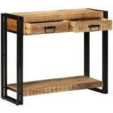 vidaXL Končna miza 90x33x75 cm Trden grob les mangovca, (22056305) | Shoptok.si