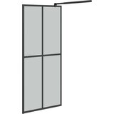 Pregrada za tuš 90 x 195 cm od tamnog kaljenog stakla | shoptok.hr