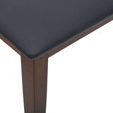 vidaXL Klupa 110 cm smeđa guma od punog drveta | shoptok.hr
