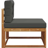  Zunanja srednja sofa Masiven les akacije Naravna, (5000272277) | Shoptok.si