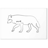  Slika - Wolf (1 Part) Wide 120x80 Na talijanskom platnu | shoptok.hr