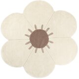 Nattiot Kremno bela volnena otroška preproga ø 90 cm Daisy - Nattiot | Shoptok.si