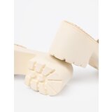GOODIN Openwork beige platform flip-flops | shoptok.hr