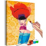  Slika za samostalno slikanje - Poppy Lady 40x60 Cijene