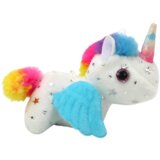 Unicorn Plush Pull-On Jumping Horse, White | shoptok.hr