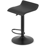 Fort okretni tabure od crne eko kože s crnom bazom x 2 | shoptok.hr