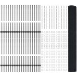 vidaXL Zavarena žičana ograda s 88 U stupovima siva 1x100 m čelik | shoptok.hr