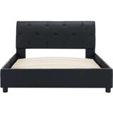  Za krevet od umjetne kože crni 100 x 200 cm | shoptok.hr